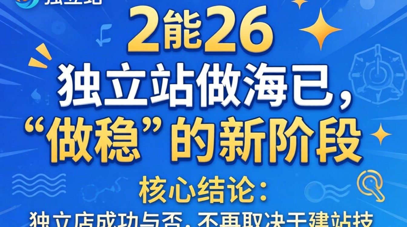 独立站怎么上?2026年独立站建站流程与行业趋势深度解析 2026年独立站建站流程与行业趋势深度解析