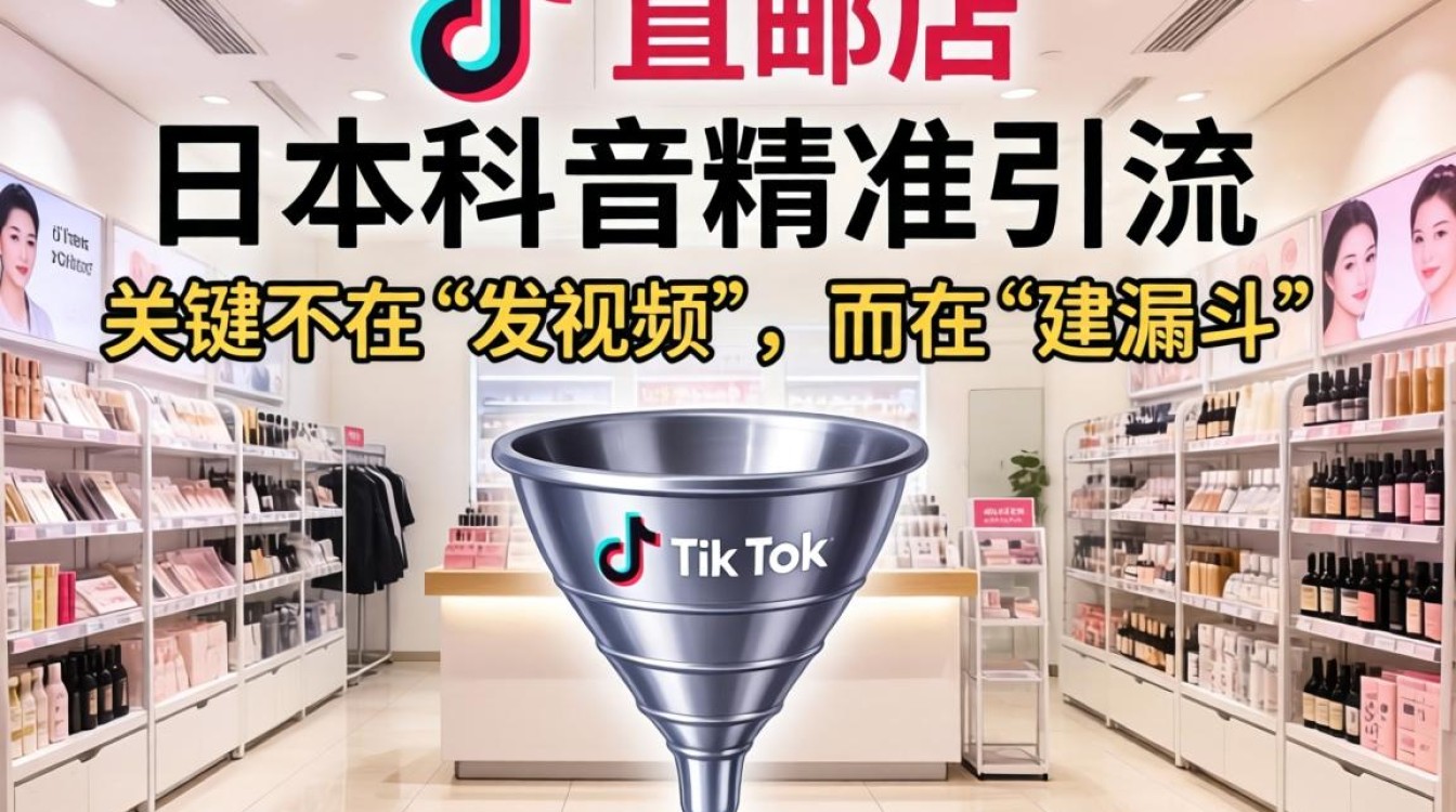 TikTok日本直邮店营销策略与精准获客方法