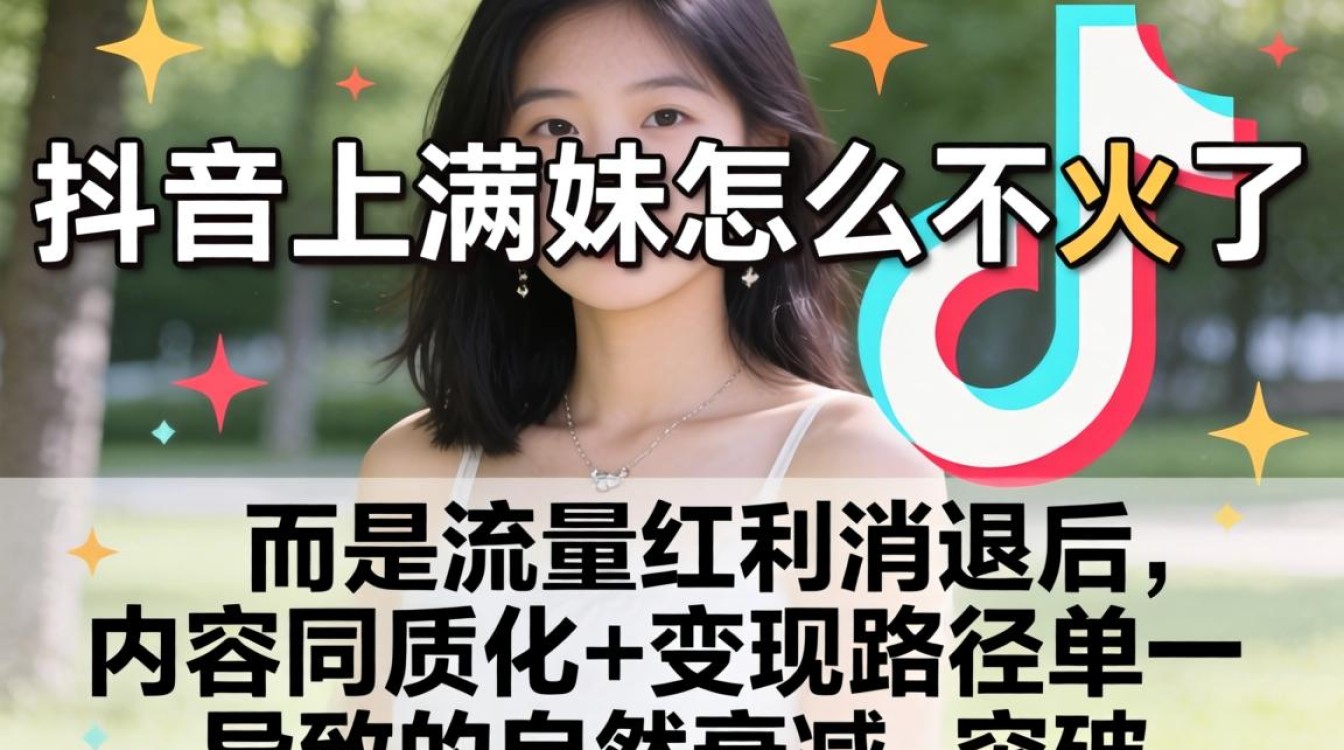 抖音满妹为什么突然不火了?高级变现玩法突破增长瓶颈 抖音满妹为什么突然不火了
