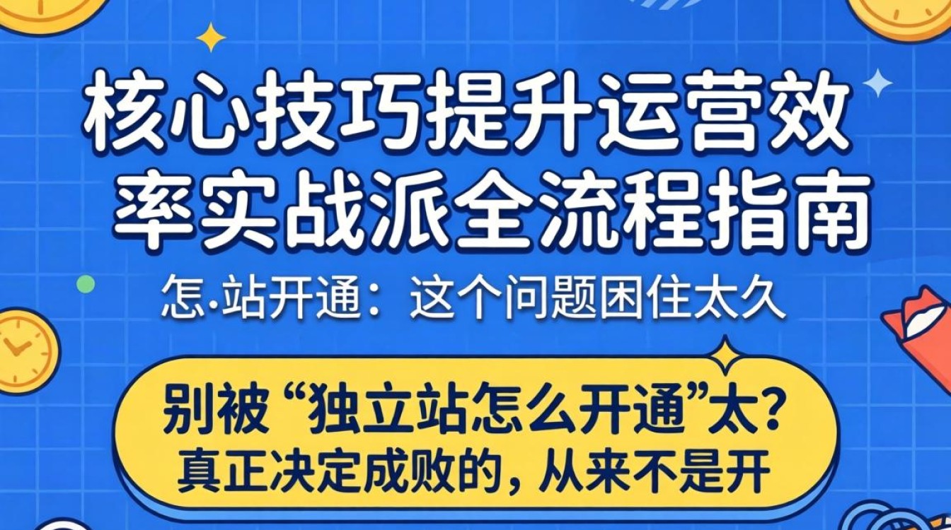 独立站怎么开通?独立站开通流程及核心技巧提升运营效率 独立站开通流程及核心技巧提升运营效率