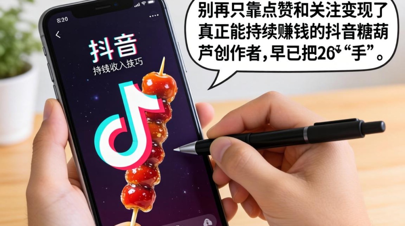 抖音糖葫芦制作教程商业化与持续收入技巧