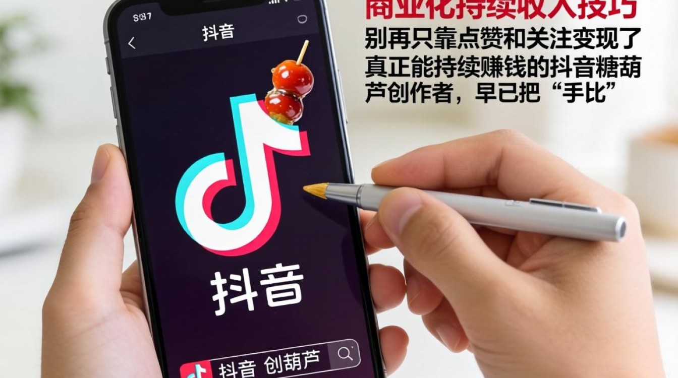 抖音糖葫芦制作教程商业化与持续收入技巧