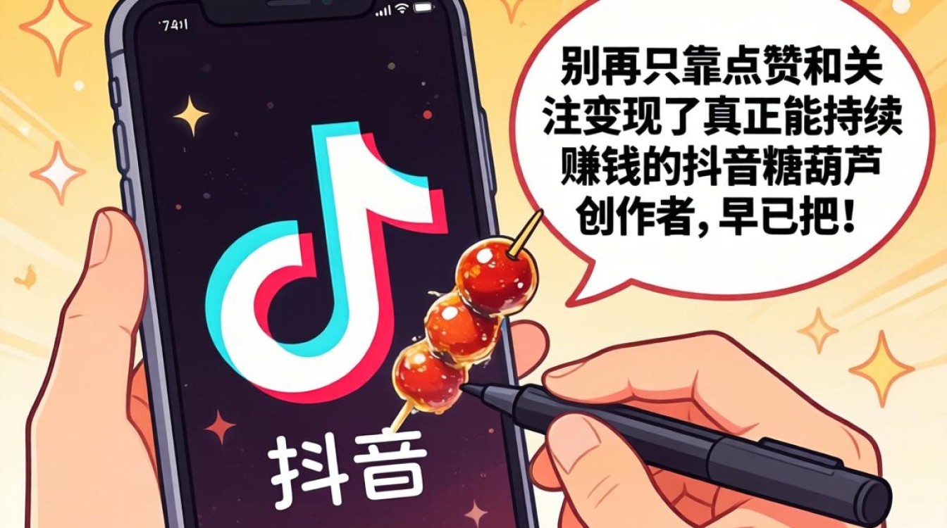 抖音糖葫芦制作教程商业化与持续收入技巧