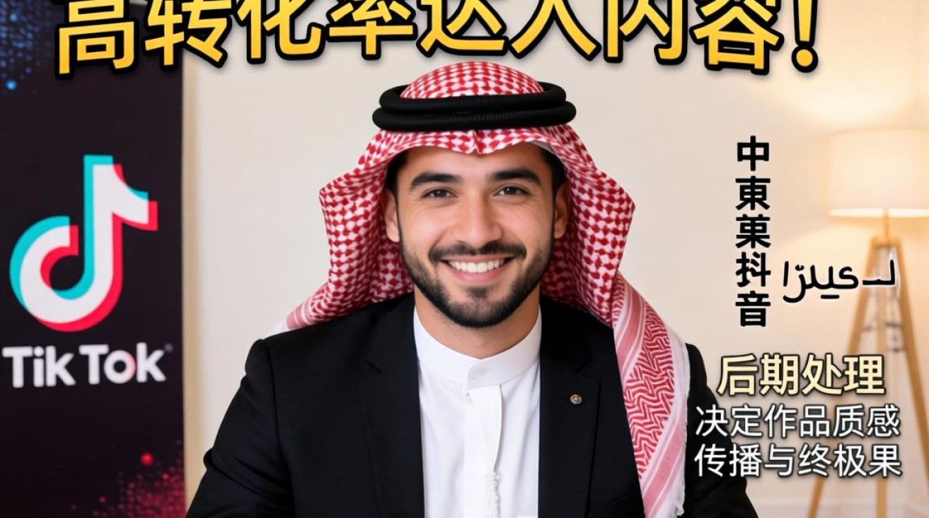 中东TikTok代言人后期处理怎么做?TikTok中东代言人视频精修教程 中东TikTok代言人后期处理怎么做
