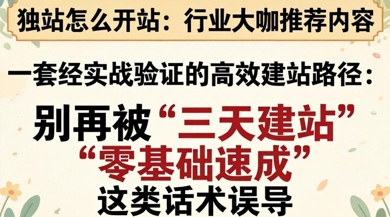 独立站怎么开站?行业大咖推荐内容有哪些? 行业大咖推荐内容有哪些