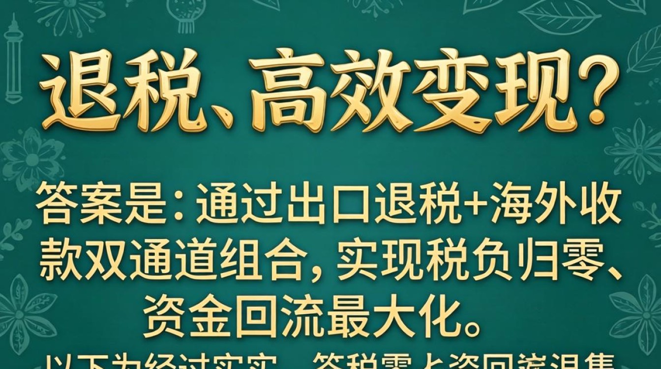 独立站出口退税流程