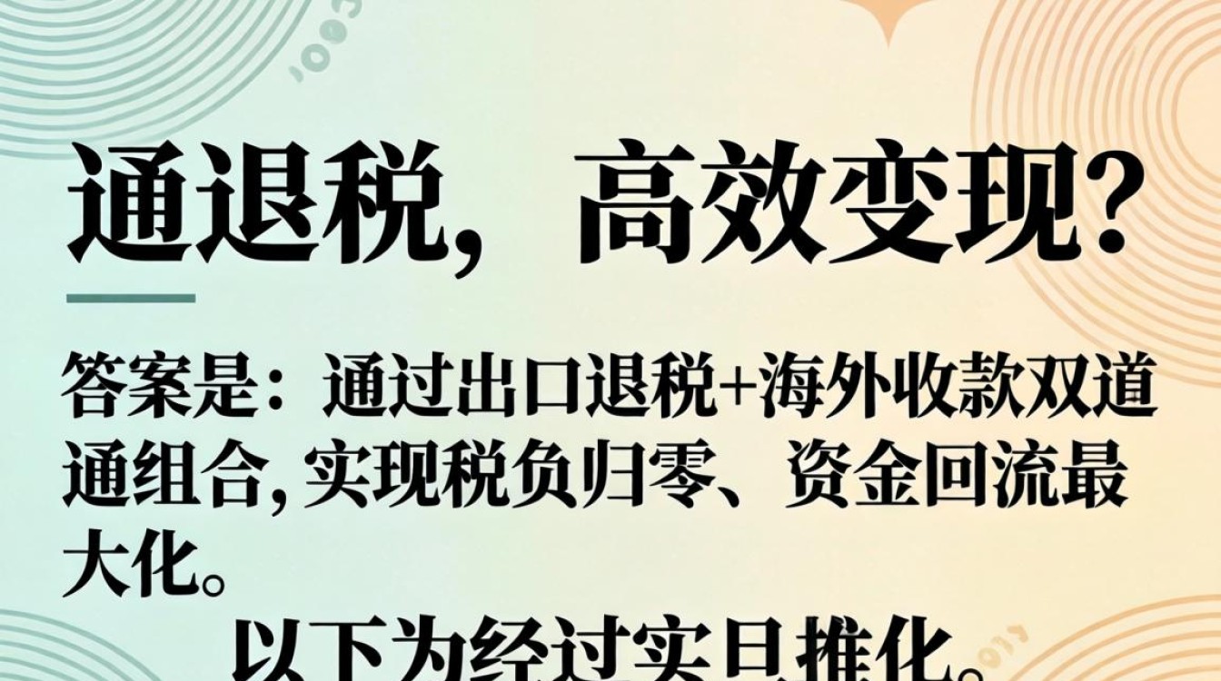 独立站出口退税流程