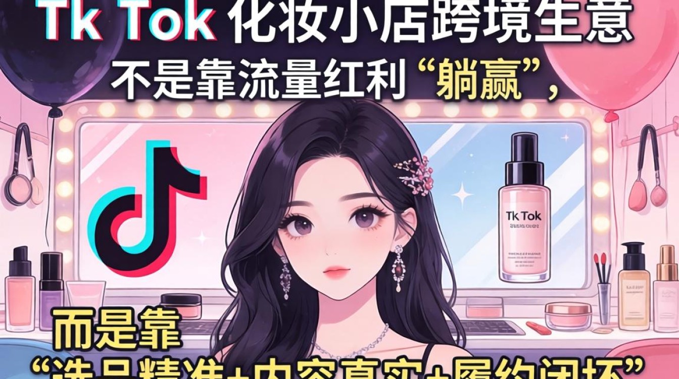 TikTok开化妆品小店怎么做?跨境电商化妆品小店运营实战攻略 TikTok开化妆品小店怎么做