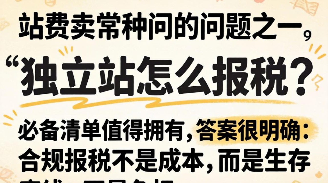 独立站报税流程及必备清单