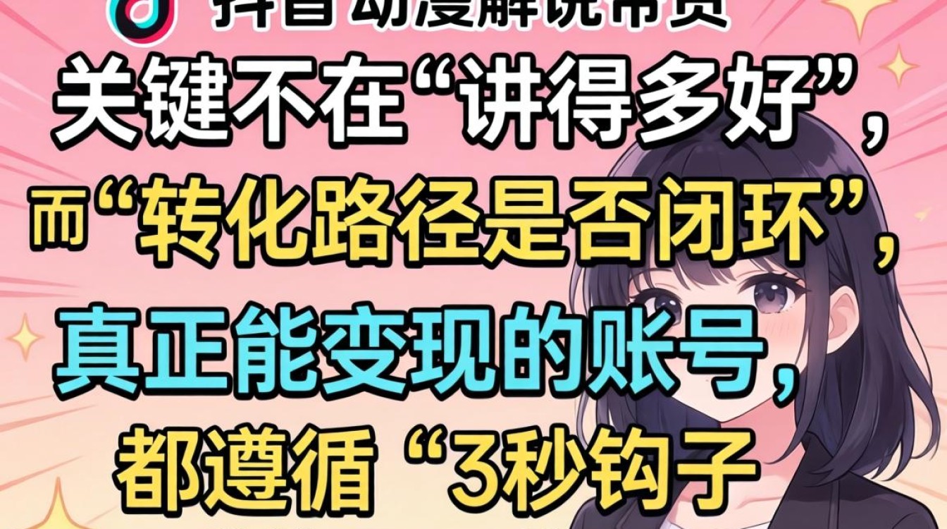 抖音怎么做动漫解说的?动漫解说带货话术与转化技巧 动漫解说带货话术与转化技巧