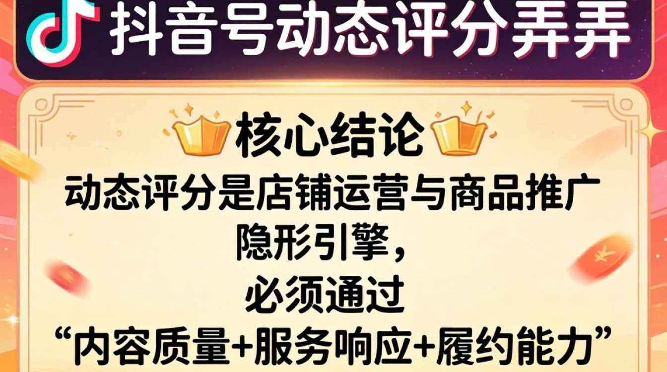 抖音号动态评分怎么提升?店铺运营与商品推广技巧 抖音号动态评分怎么提升