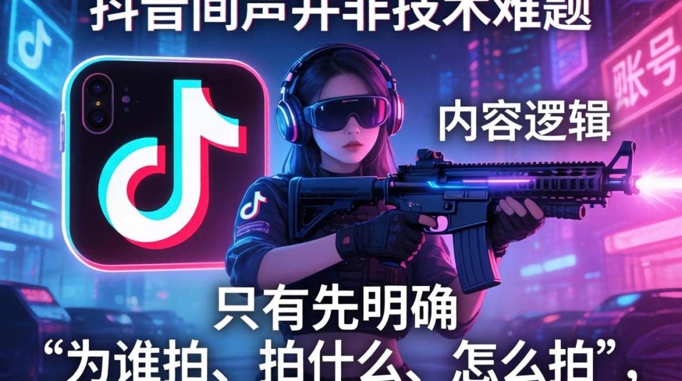 抖音视频去原声方法与账号定位技巧