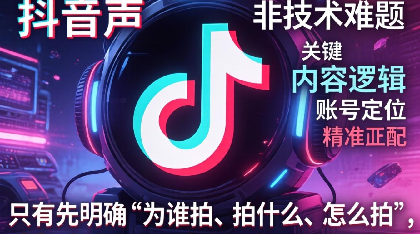 抖音视频去原声方法与账号定位技巧