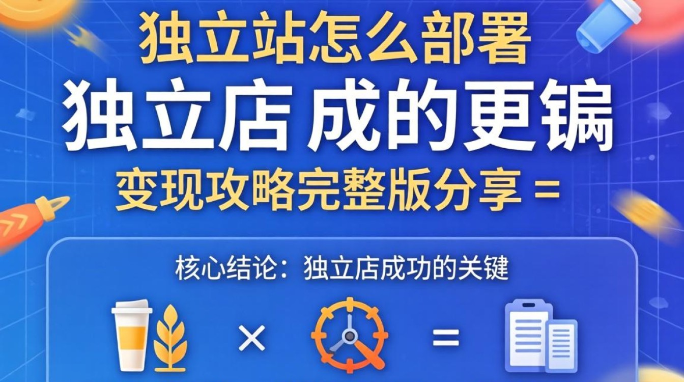独立站怎么部署才能快速变现