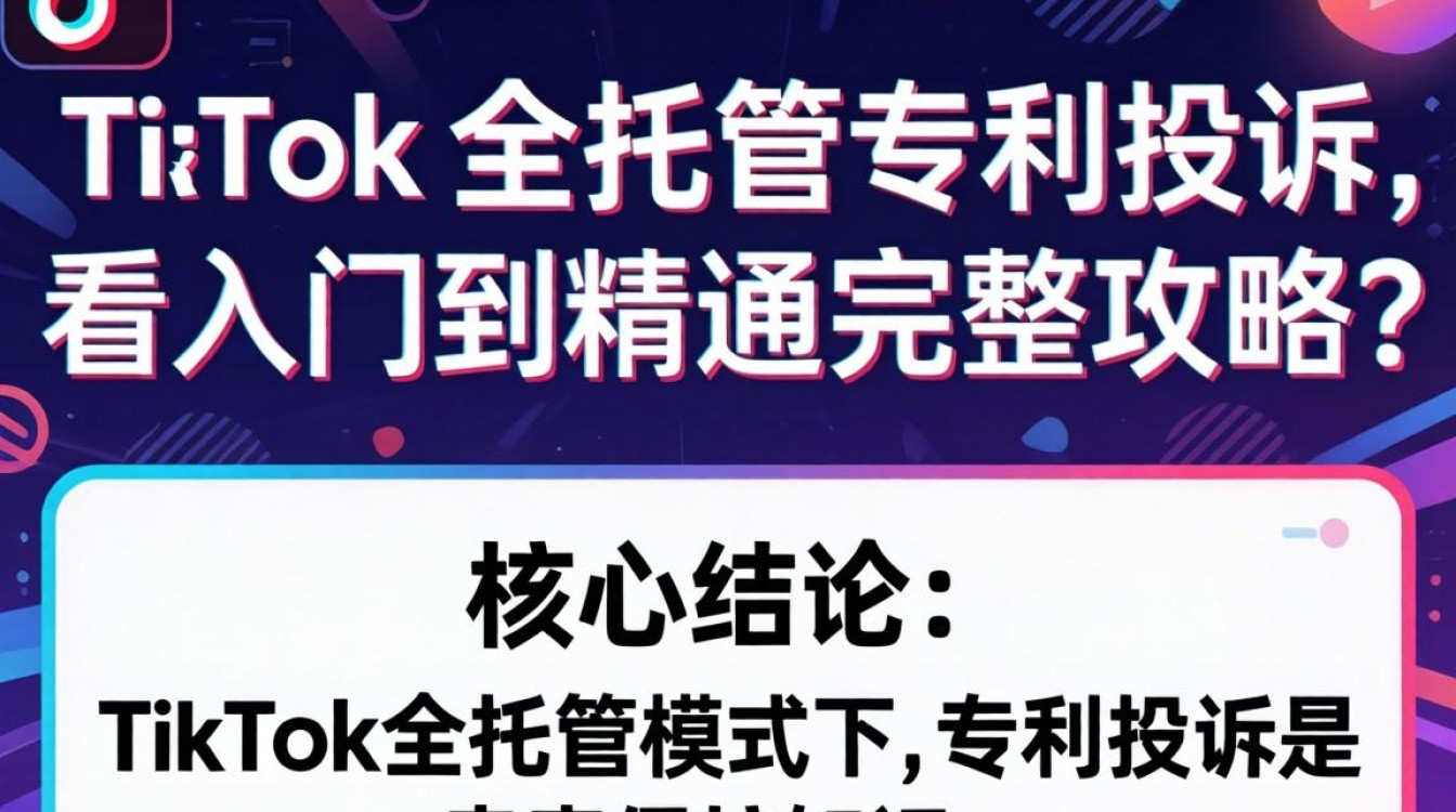 TikTok全托管如何操作?TikTok全托管专利投诉流程及避坑指南 TikTok全托管专利投诉流程及避坑指南