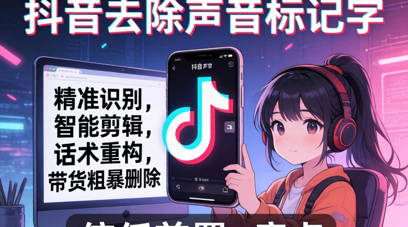 抖音怎么去除声音标记字?带货话术与转化技巧,抖音去水印话术怎么写能提高转化率 抖音去水印话术怎么写能提高转化率