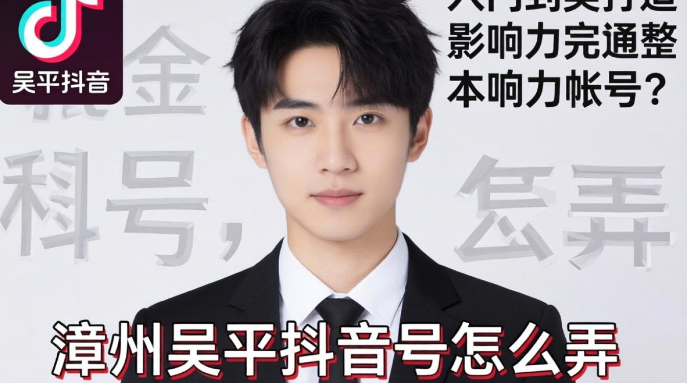 漳州吴平抖音号怎么弄?漳州吴平抖音账号创建与运营全流程指南 漳州吴平抖音账号创建与运营全流程指南