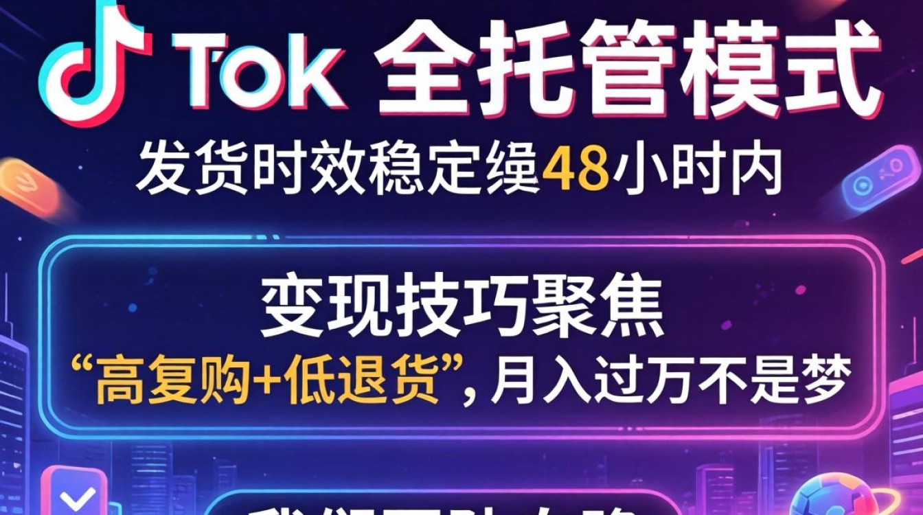 TikTok全托管发货时效与变现技巧