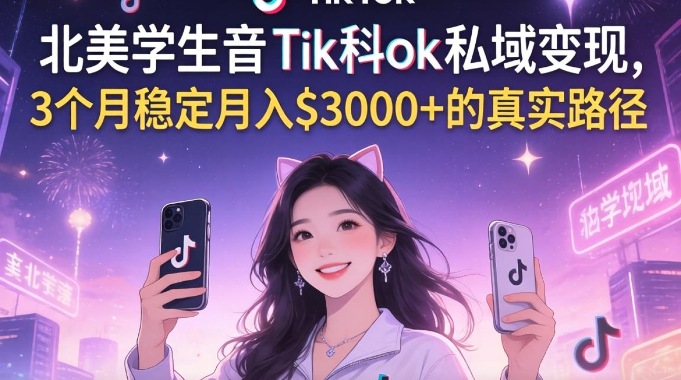 留学生如何通过北美TikTok私域变现实现持续收入?北美TikTok留学生私域变现方法 留学生如何通过北美TikTok私域变现实现持续收入