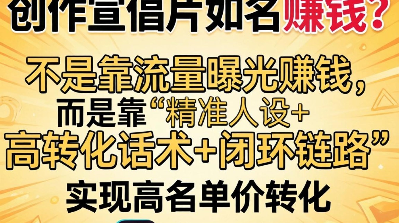 抖音创作宣传片怎么赚钱