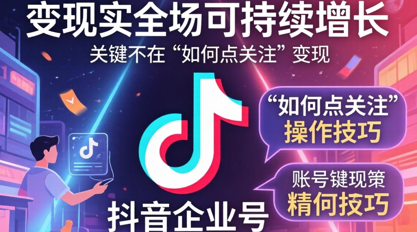 抖音企业号怎么点关注的,抖音企业号粉丝增长与变现攻略 抖音企业号粉丝增长与变现攻略