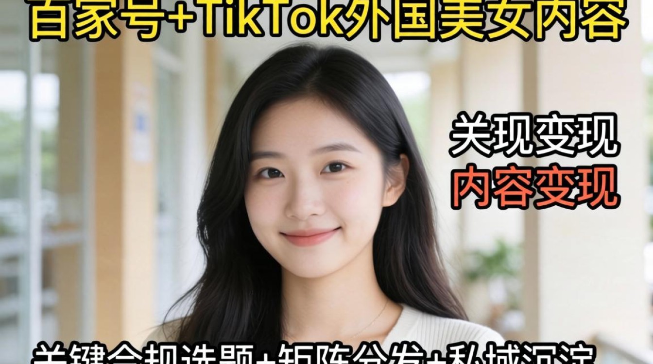 新手如何通过百家号看TikTok外国美女变现