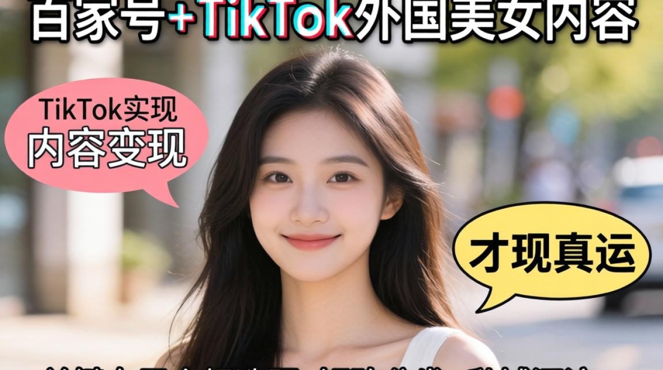 新手如何通过百家号看TikTok外国美女变现