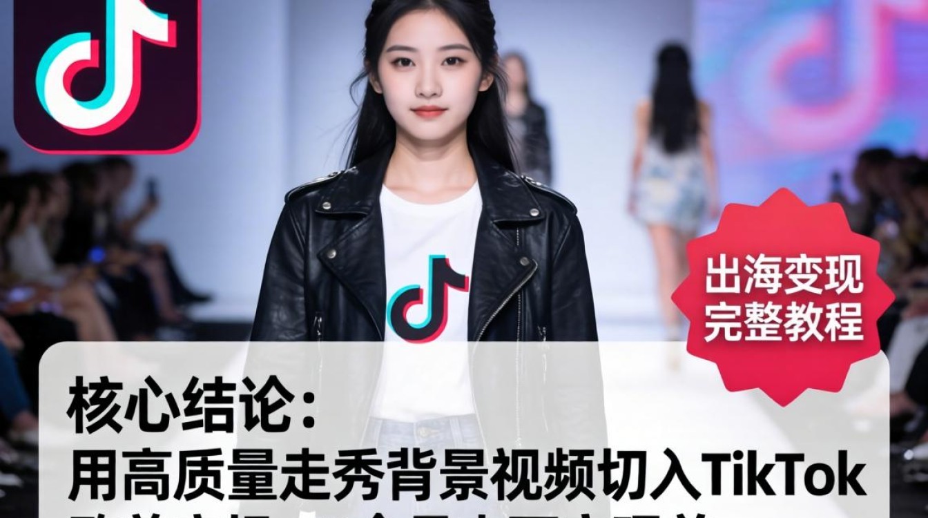 TikTok走秀背景视频怎么做