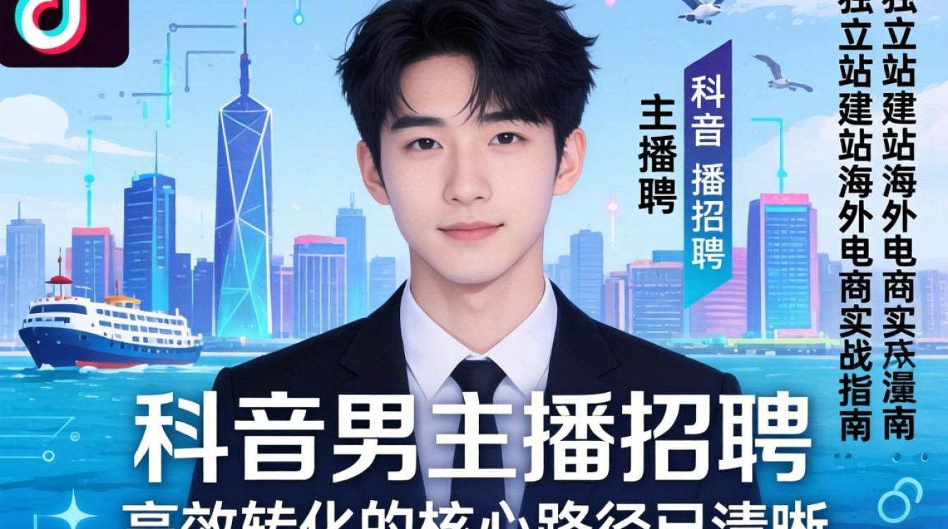 TikTok男主播如何招聘?独立站建站海外电商指南 TikTok男主播如何招聘