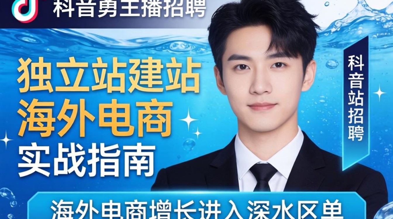 TikTok男主播如何招聘?独立站建站海外电商指南 TikTok男主播如何招聘