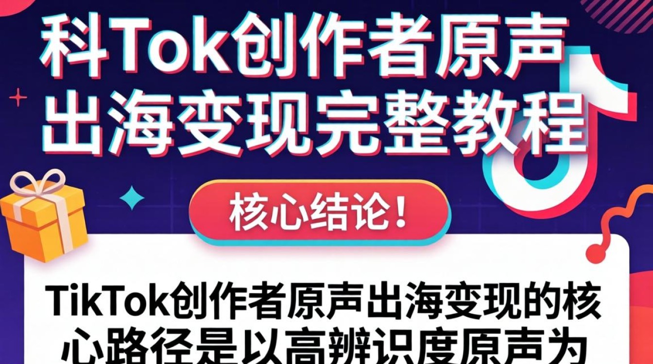 TikTok创作者如何靠原声出海变现