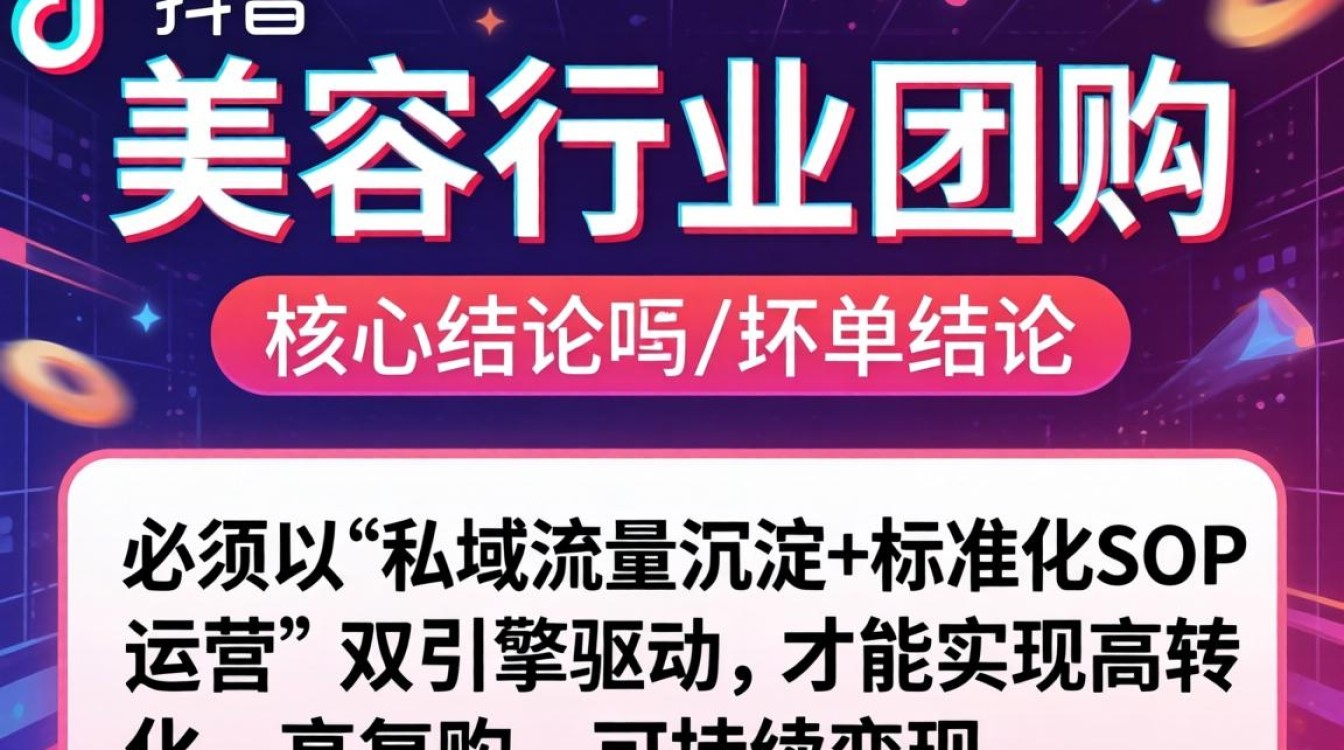 抖音美容团购引流与私域变现方法