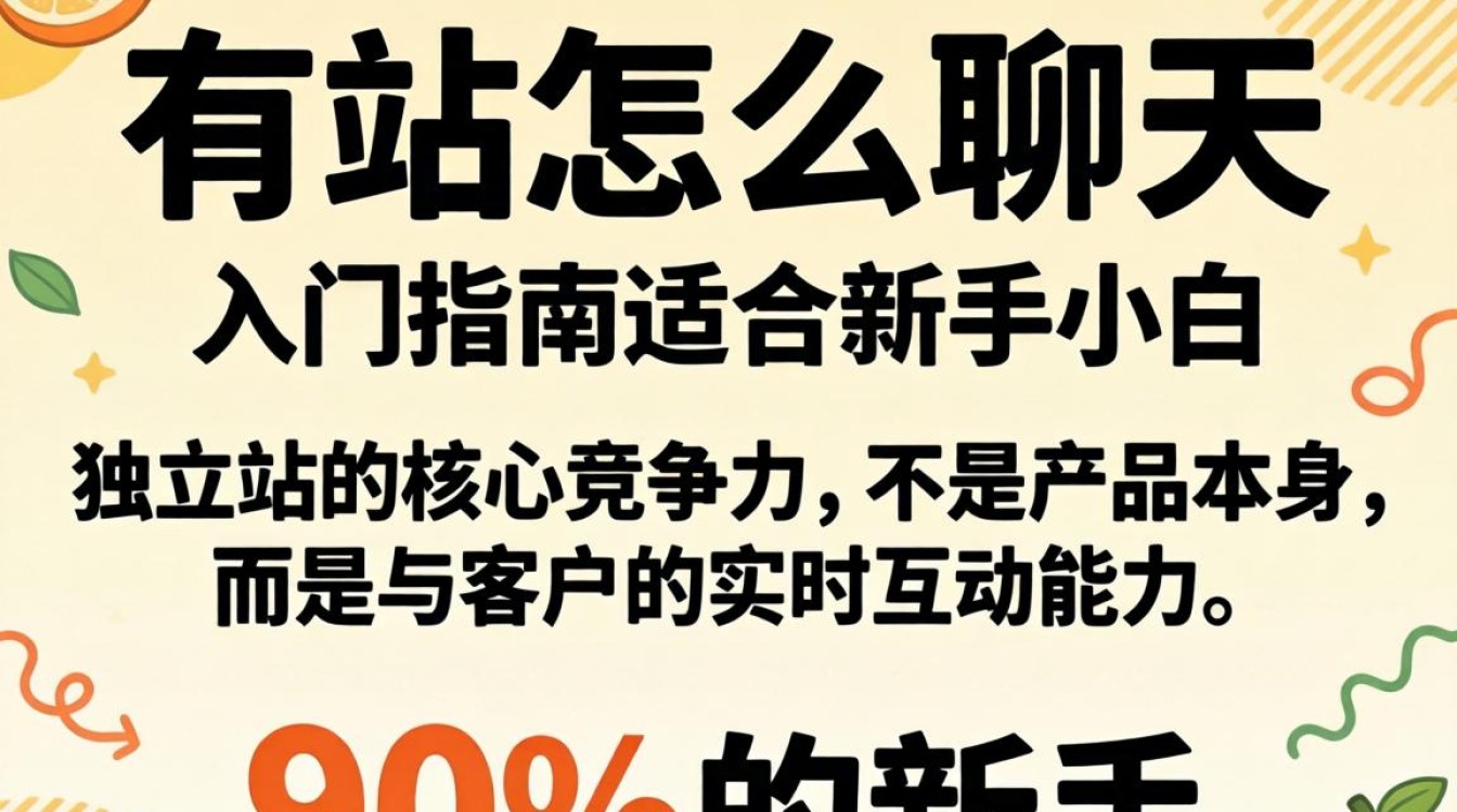 独立站怎么聊天 入门指南适合新手小白