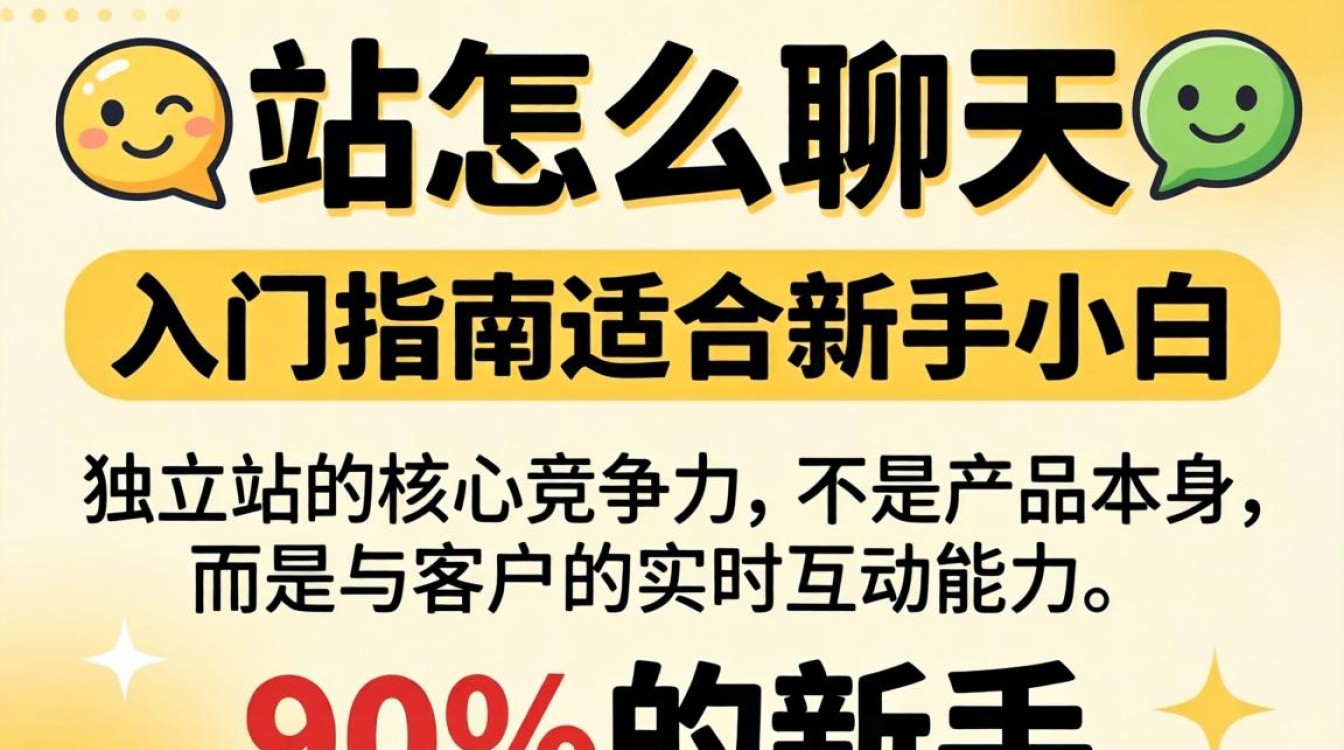 独立站怎么聊天 入门指南适合新手小白