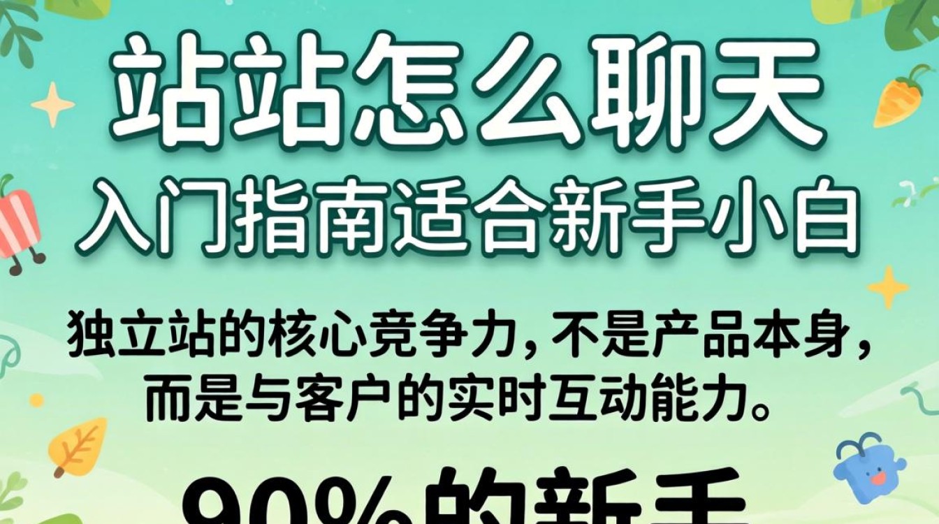 独立站怎么聊天 入门指南适合新手小白