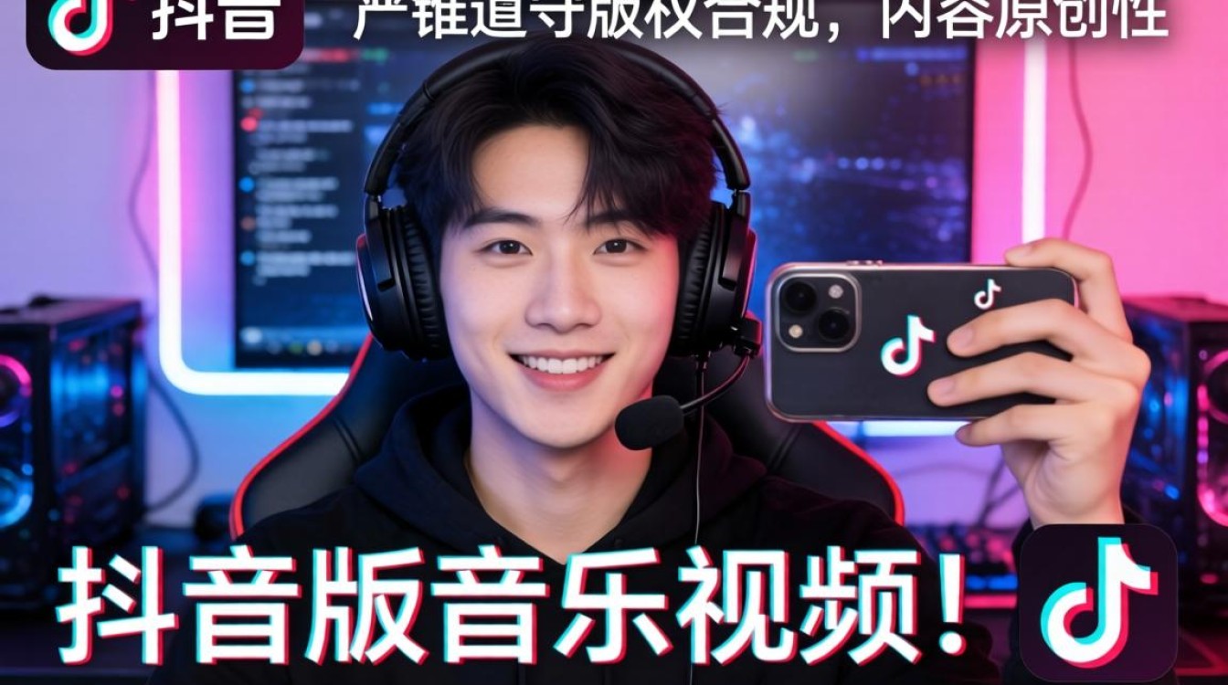 抖音纯音乐视频发布规则与防封技巧