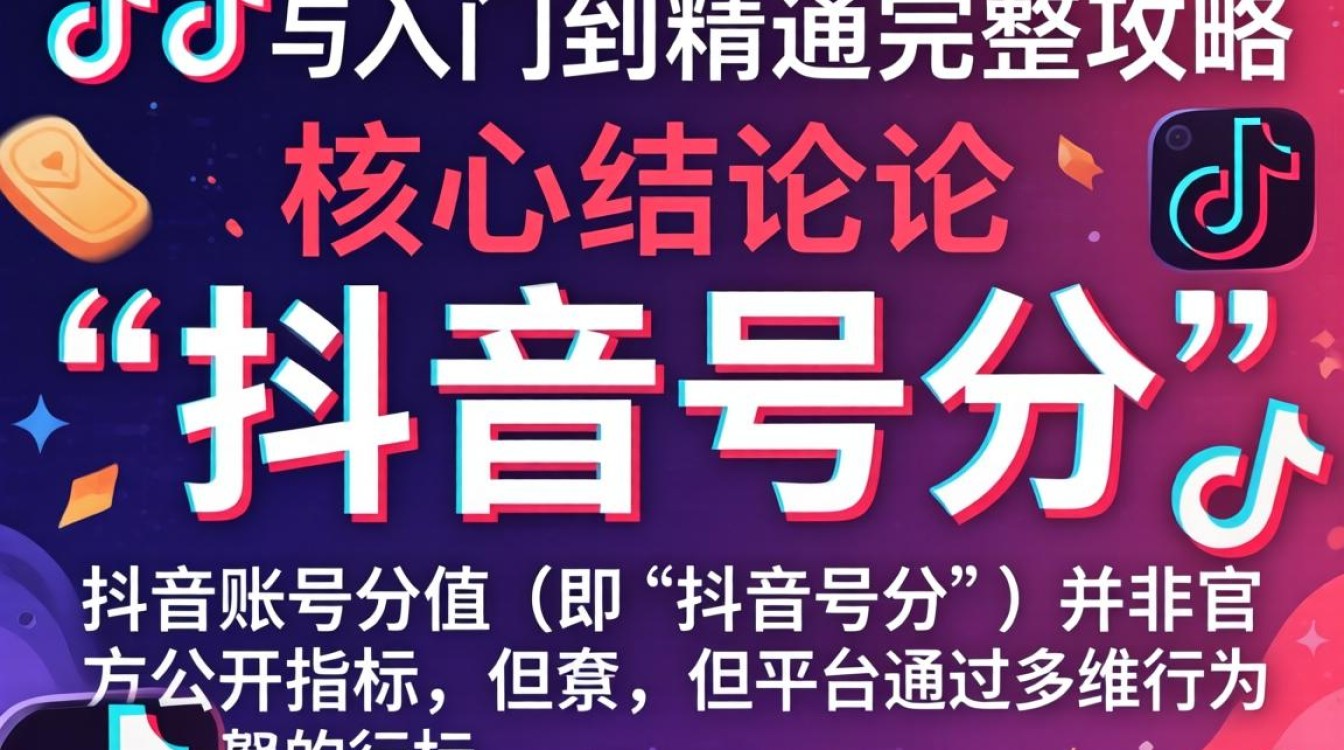 抖音账号评分标准及提升技巧