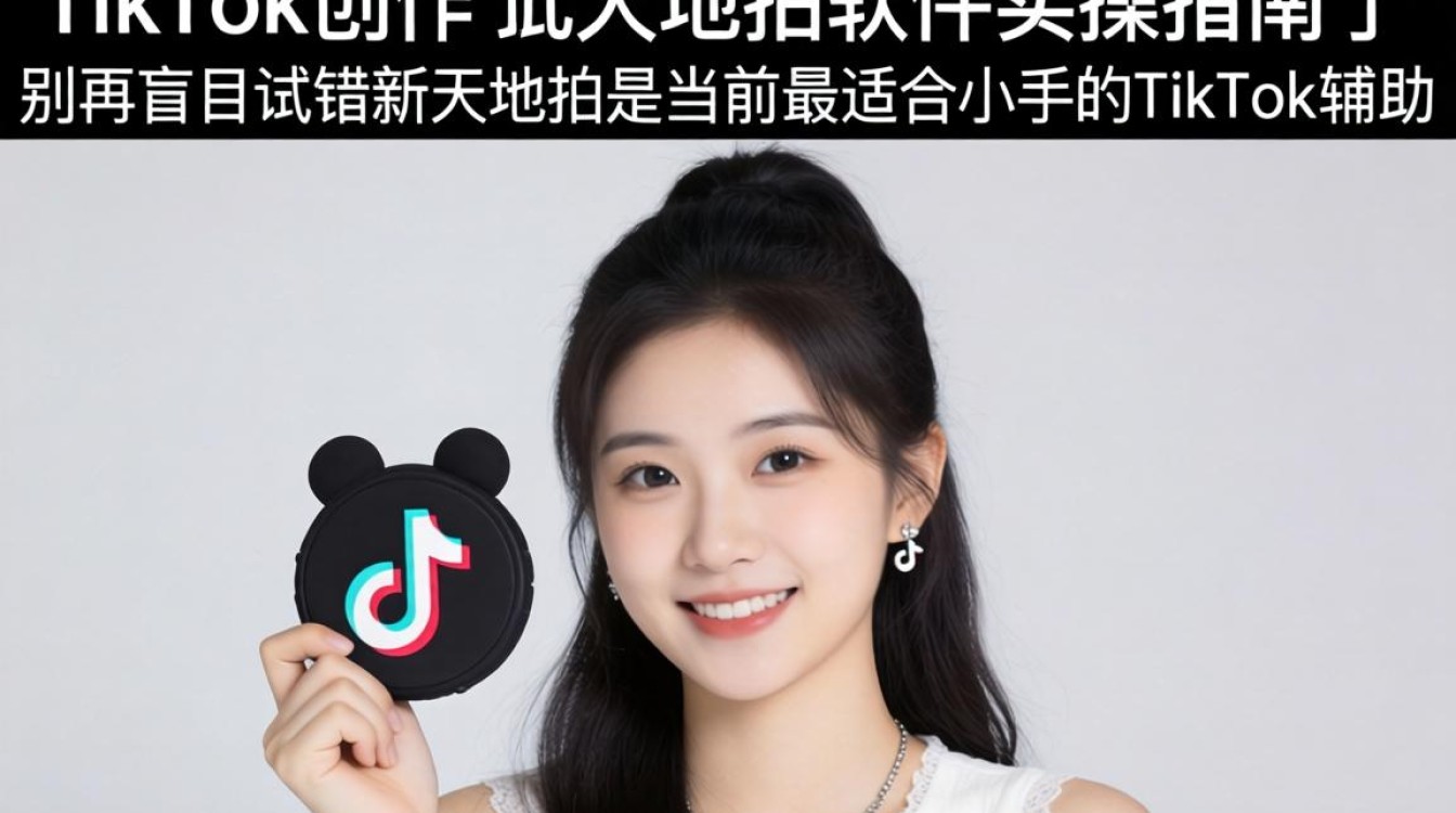 新手如何用新天地拍tiktok软件