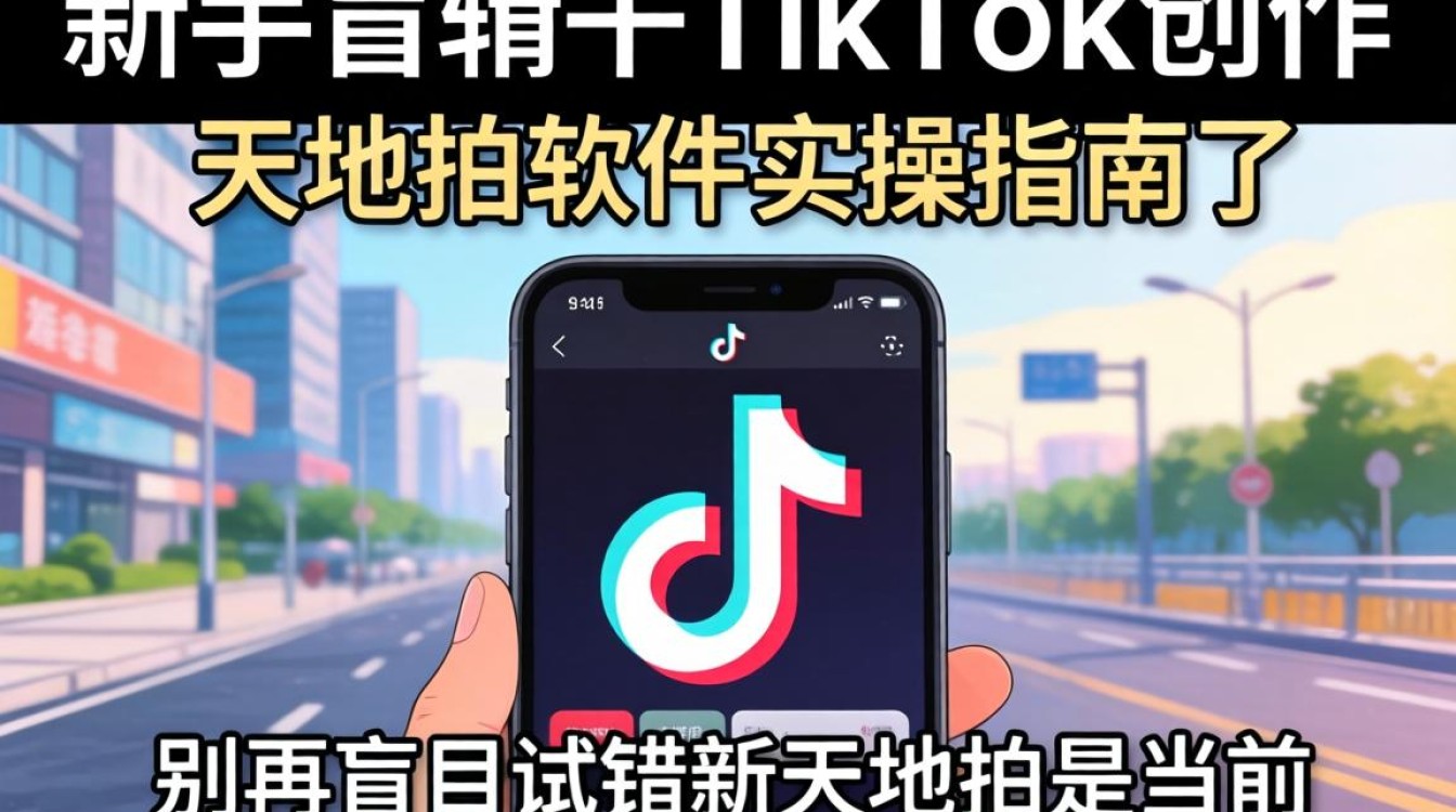 新手如何用新天地拍tiktok软件