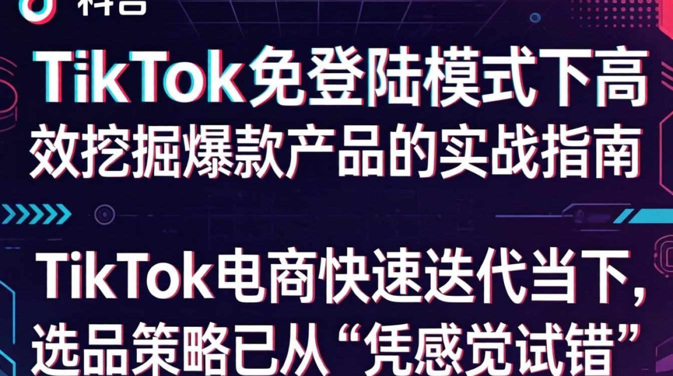 tiktok免登陆选品怎么挖爆款