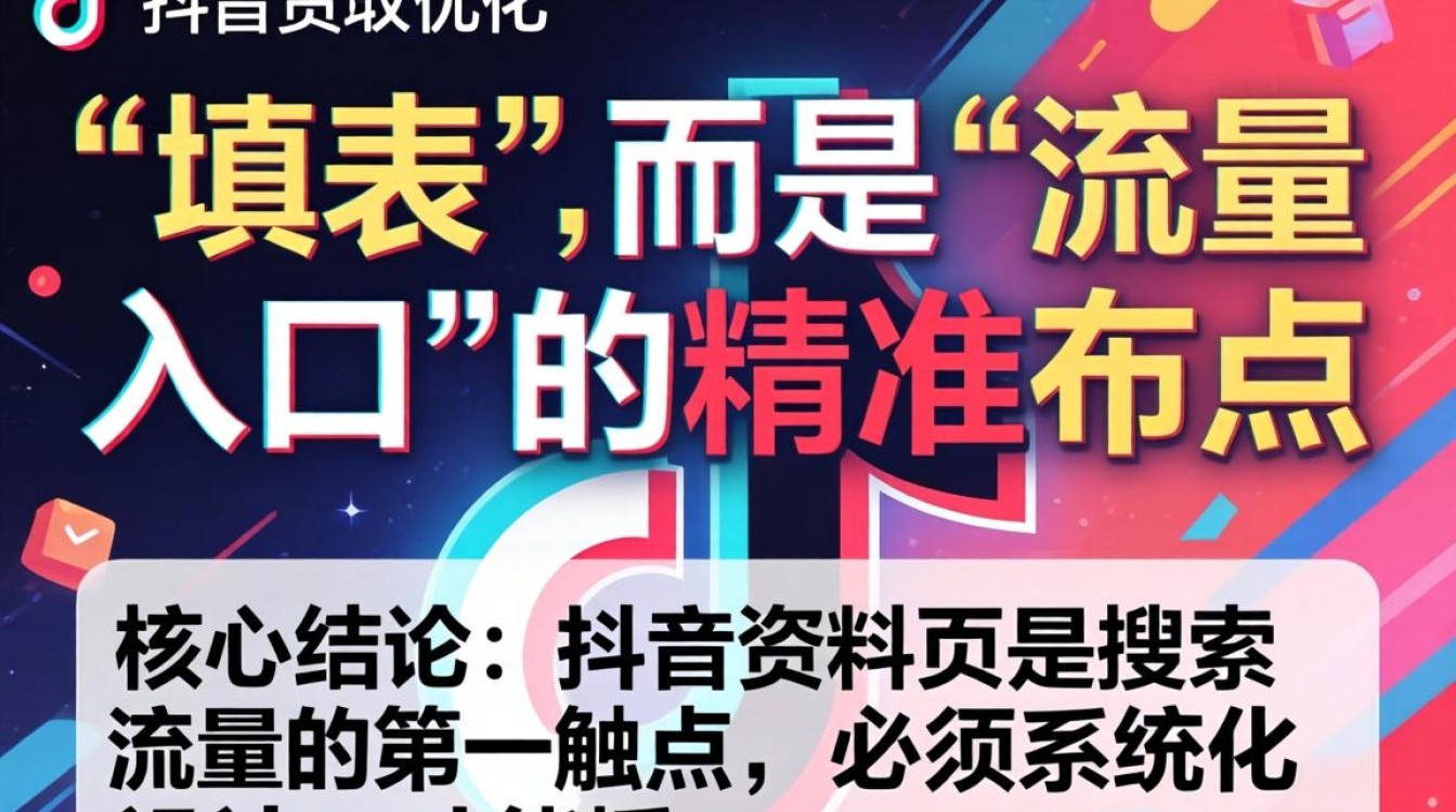 抖音资料怎么编辑优化?SEO优化与搜索排名提升方法 SEO优化与搜索排名提升方法