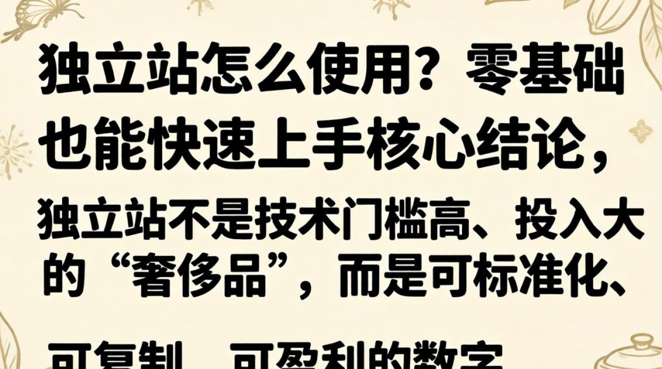 独立站怎么使用?零基础入门教程 独立站怎么使用