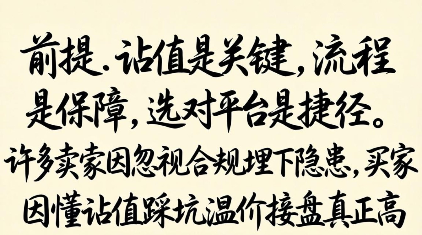 独立站怎么买卖?独立站买卖流程、注意事项及避坑指南 注意事项及避坑指南
