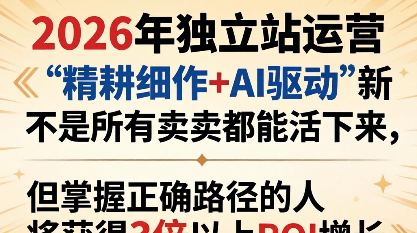 怎么学独立站?2026年独立站运营趋势与实操指南 2026年独立站运营趋势与实操指南