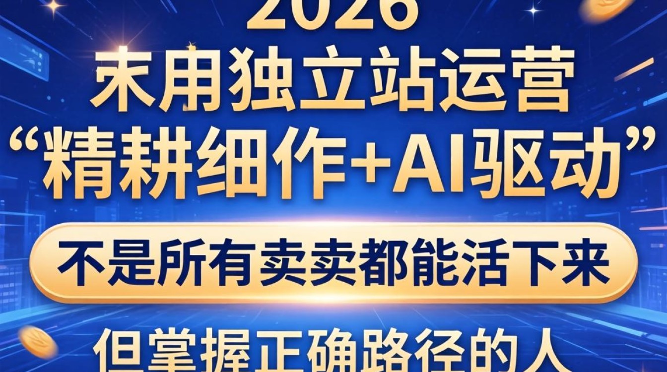 怎么学独立站?2026年独立站运营趋势与实操指南 2026年独立站运营趋势与实操指南