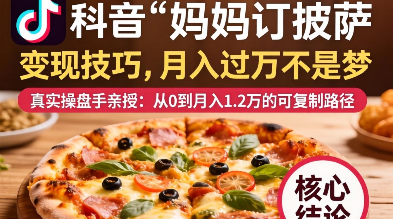 TikTok妈妈如何靠订披萨变现