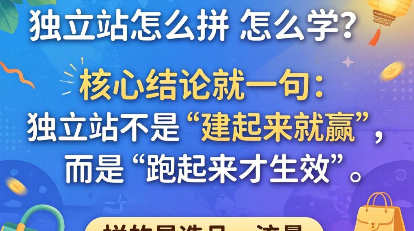 独立站怎么拼 怎么学