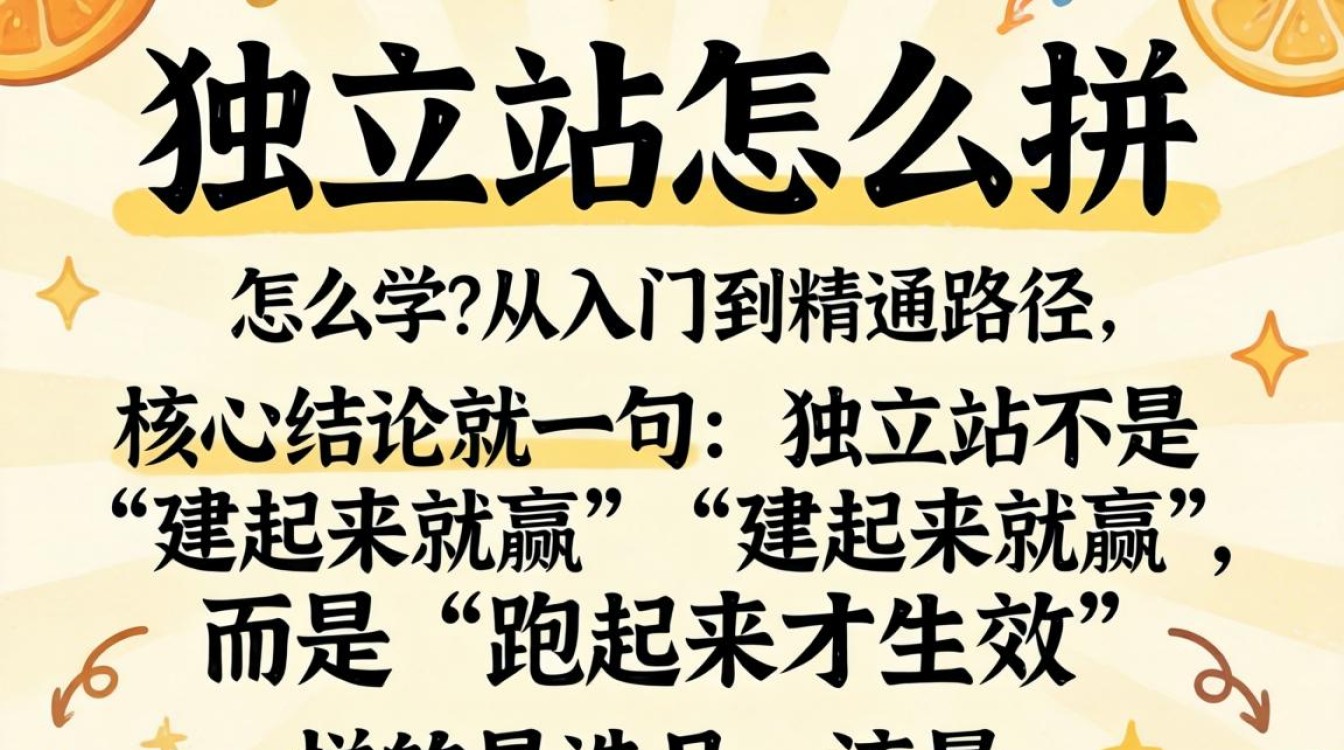 独立站怎么拼 怎么学