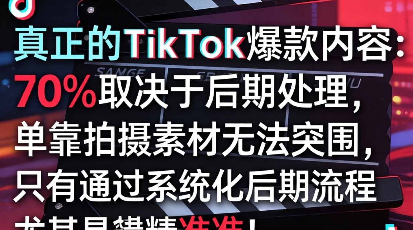 如何用后期处理完成TikTok精美作品