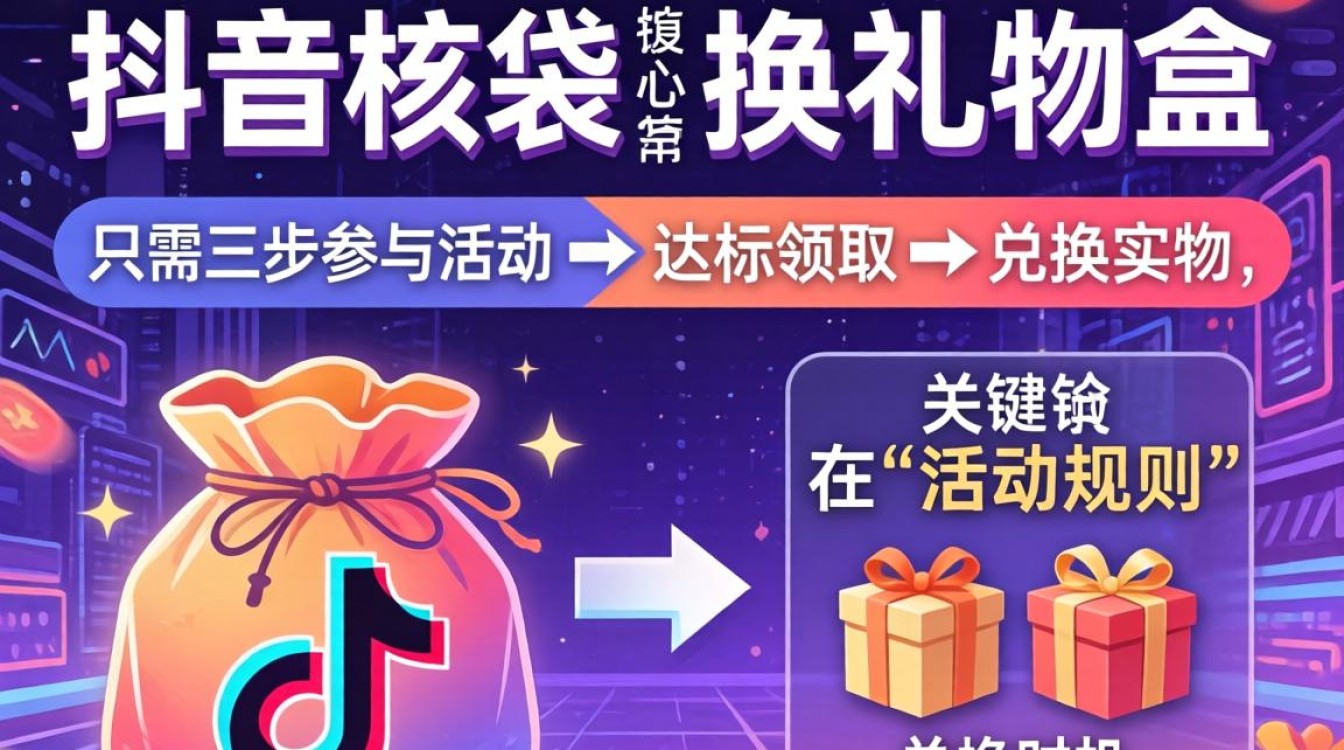 抖音福袋兑换礼物盒完整步骤与常见问题